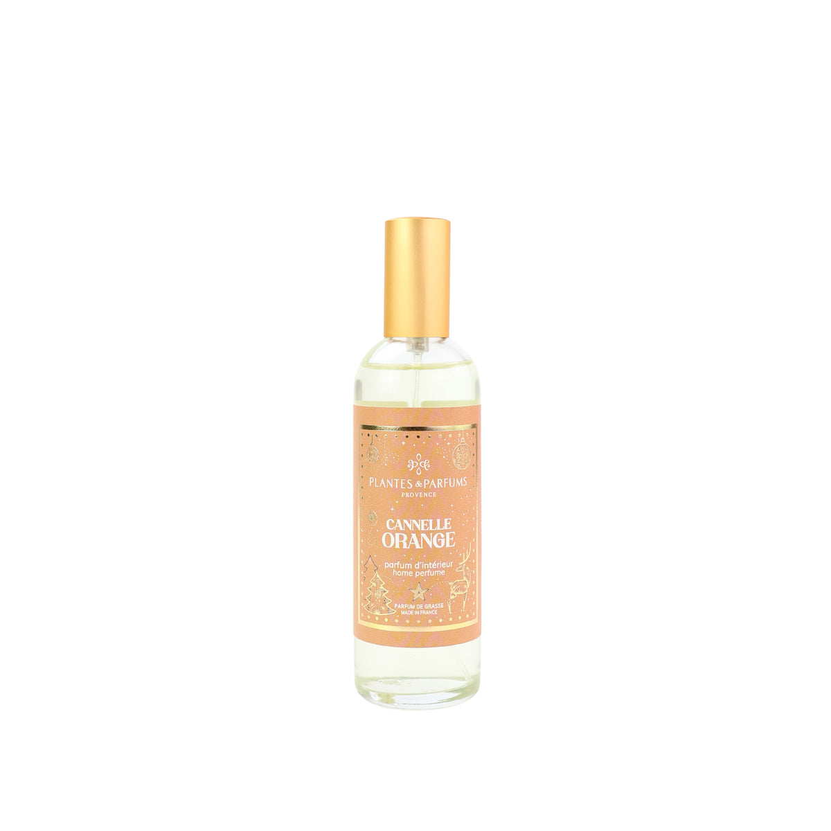 Parfum d’intérieur Cannelle Orange en vaporisateur 100 ml Plantes & Parfums de Provence