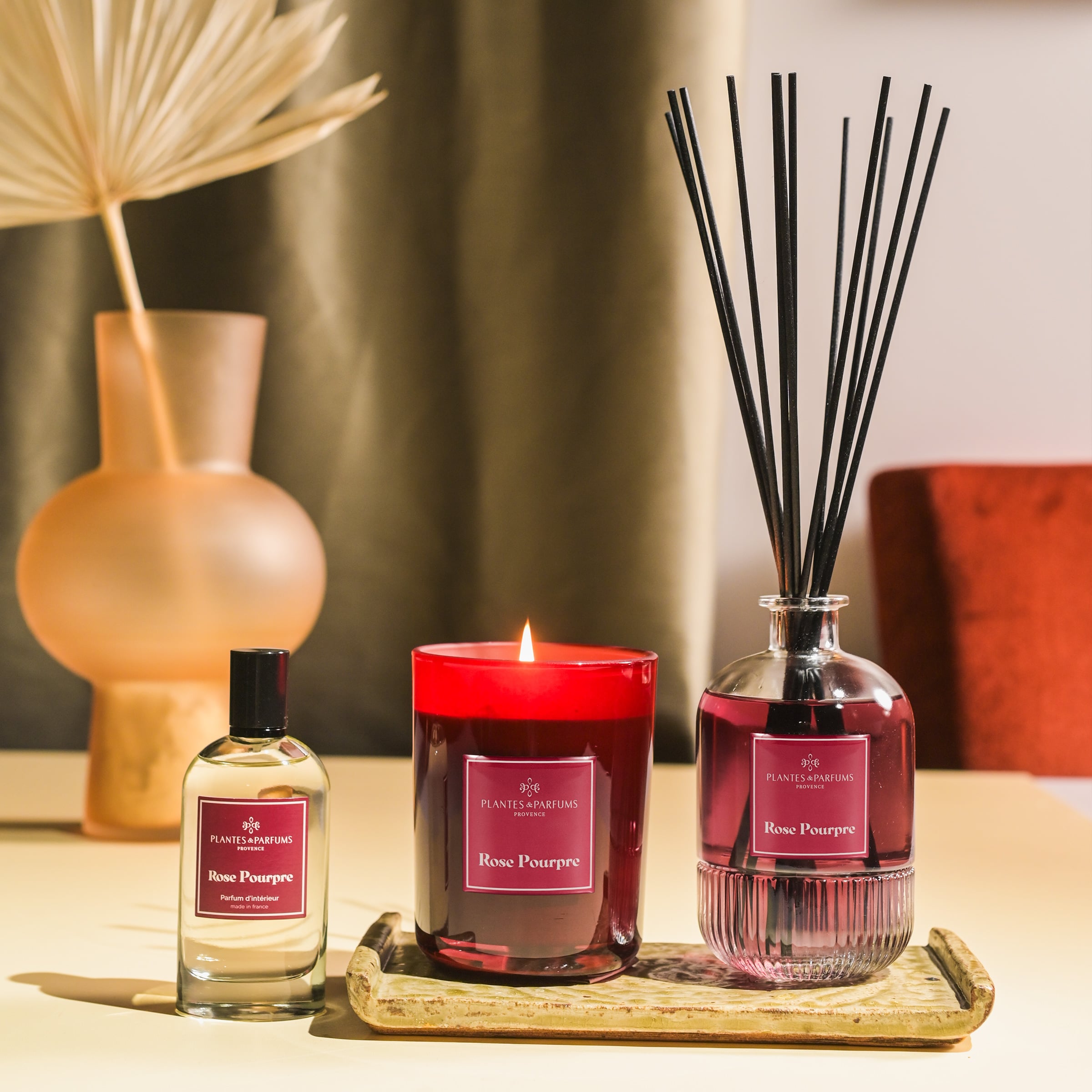 Rose Pourpre Parfum d'Intérieur 100ml