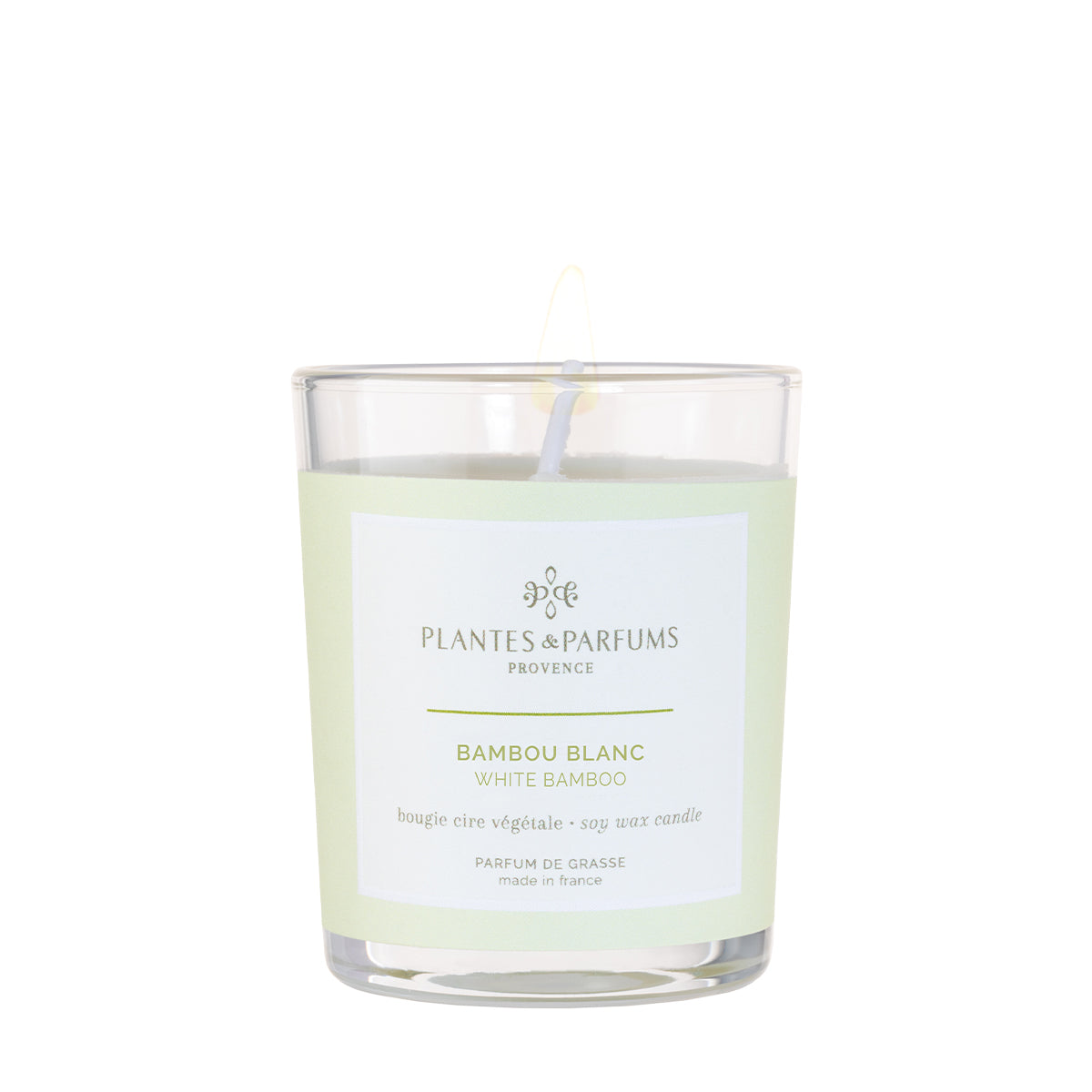 Bambou Blanc Petite Bougie Parfumée 75g