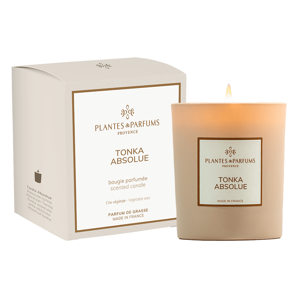 Tonka Absolue Bougie Parfumée 180g avec étui
