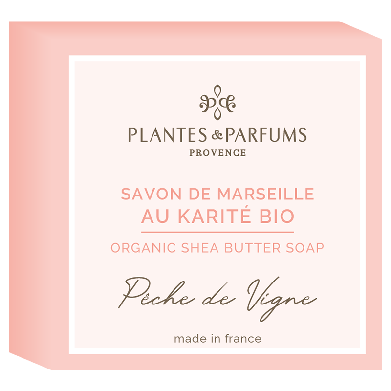 Pêche de Vigne Savon de Marseille 100g