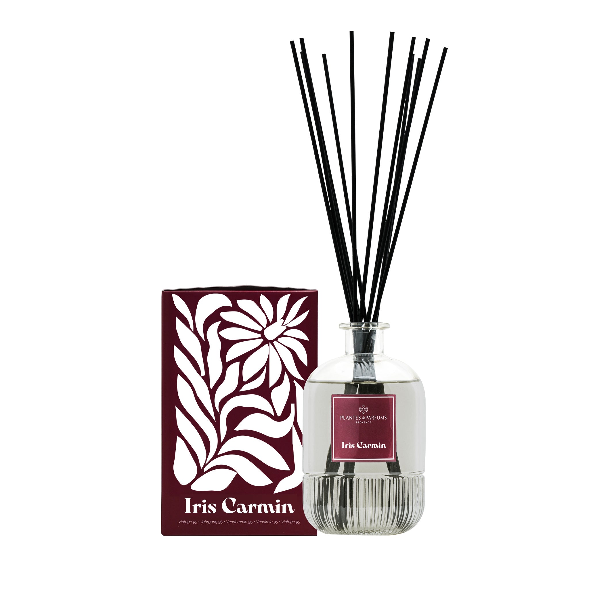 Iris Carmin Bouquet Parfumé 450ml et ses Bâtonnets