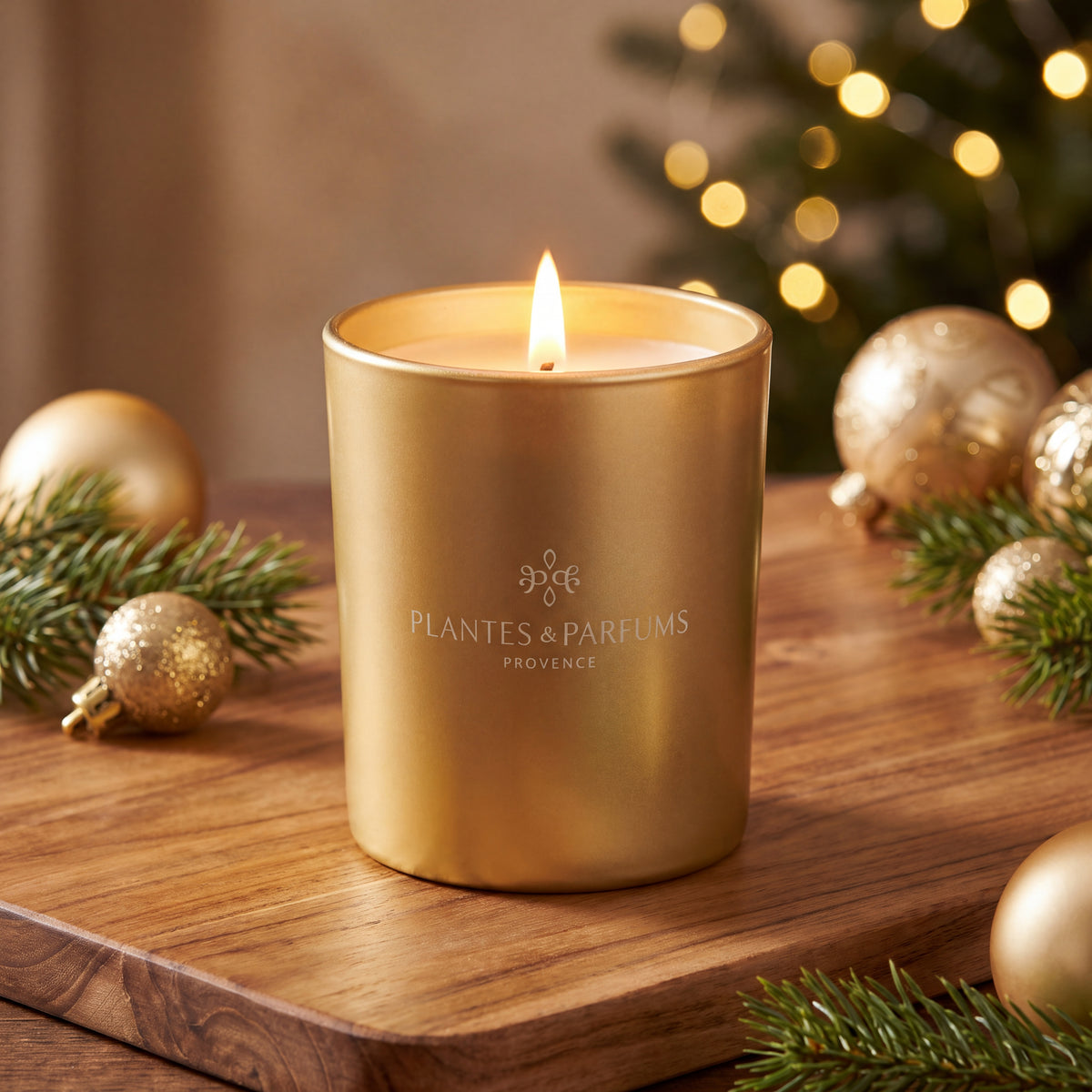 Bougie Végétale Parfumée 180g Sapin Enchanté