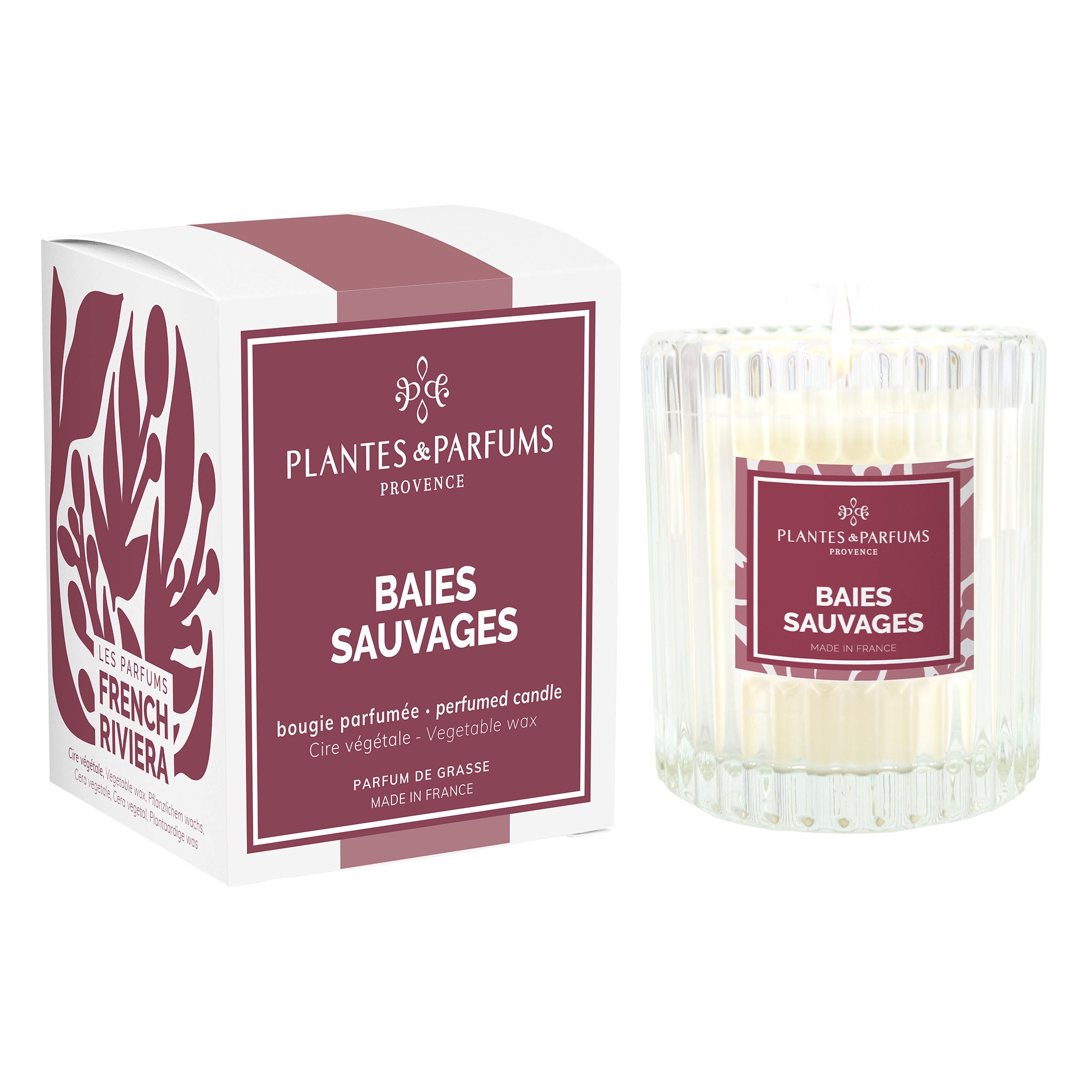 Baies Sauvages Bougie Parfumée 180g