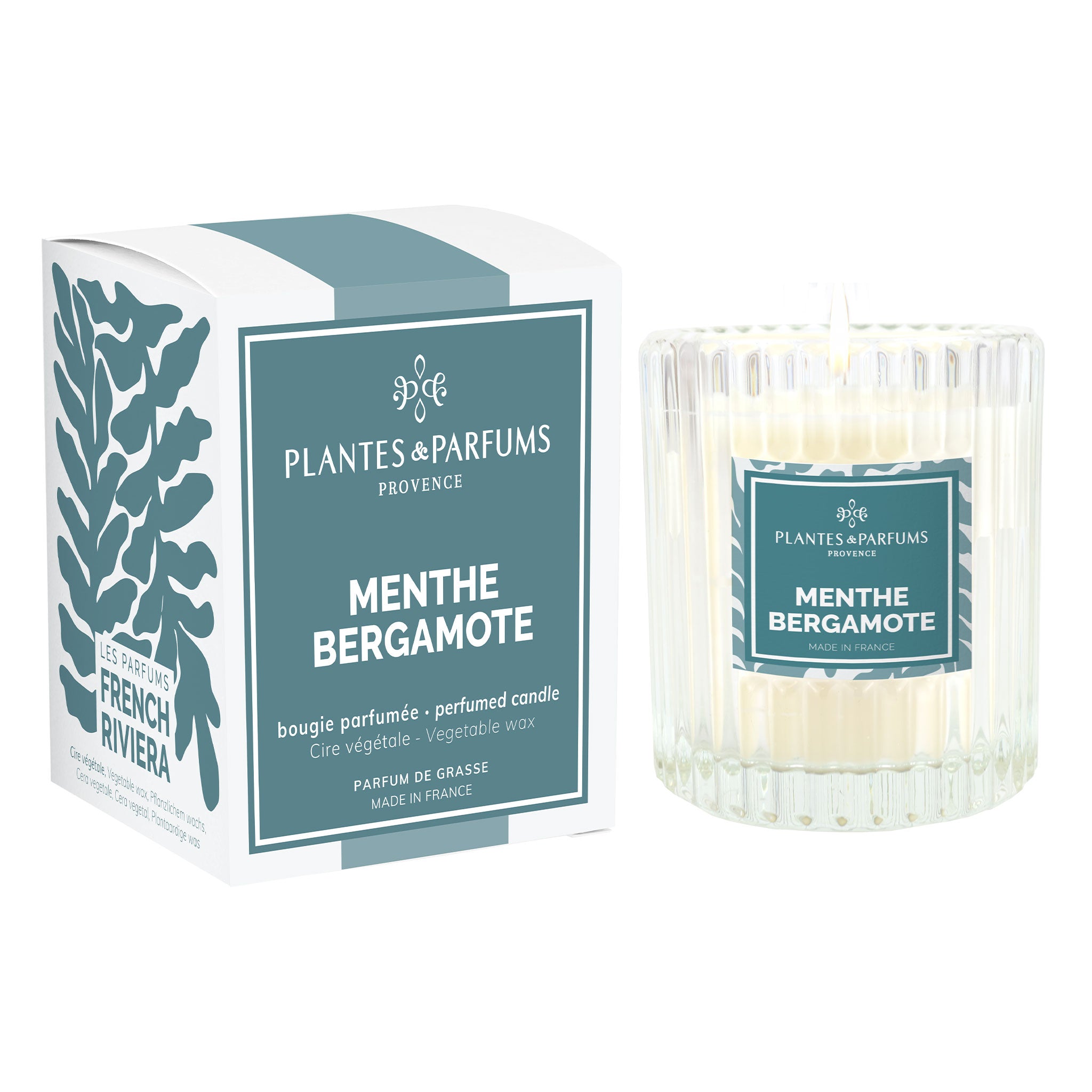 Menthe Bergamote Bougie Parfumée 180g