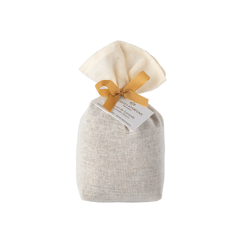 Sachet Coton Écru Fleurs 20g